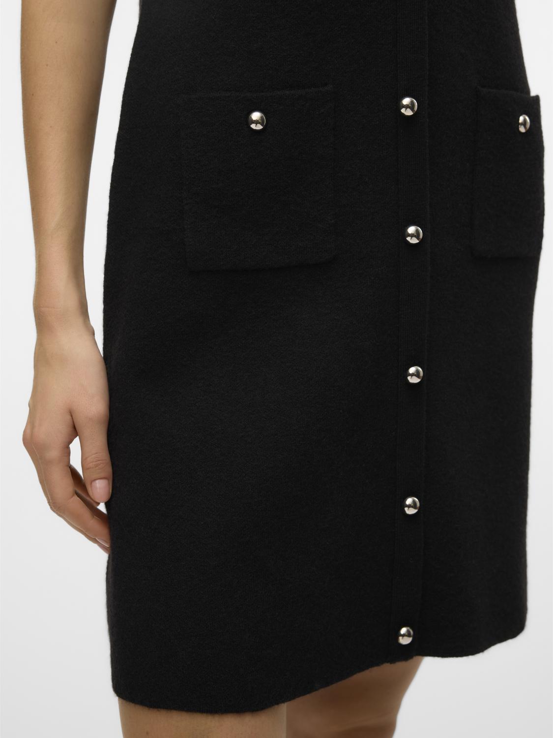 VMJOHANNA Midi Dress - Black - VERO MODA & VILA Bergvik